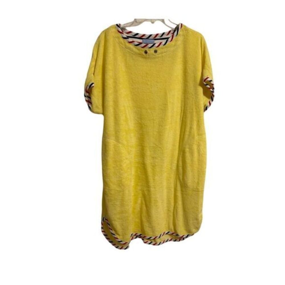 Tsumori Chisato‎ Room yellow dress lounge wear cover up terry cloth sleep beach